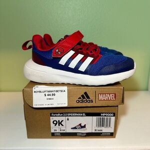 ADIDAS X MARVEL FORTARUN 2.0 SPIDER-MAN CLOUDFOAM SHOES